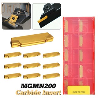 【ONCEMOREAGAIN】Carbide Inserts Indexable MGMN200-G 2mm For MGEHR MGIVR Grooving Cutter