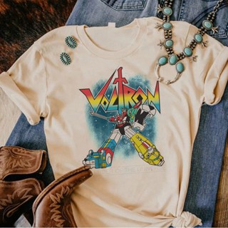 เสื้อยืด พิมพ์ลายมังงะ Voltron Y2K ตลก สําหรับผู้หญิง