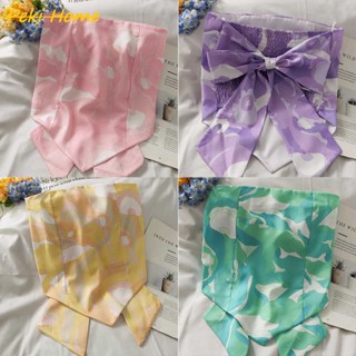 เสื้อเกาะอกมัดย้อมเเฟชั่น สีสันสดใส