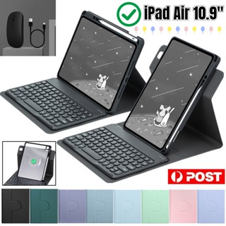 เคสหนัง พร้อมขาตั้ง ถอดออกได้ สําหรับ iPad Air 4th Air 5th 10.9 นิ้ว 2020 2022