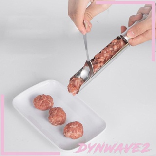 [Dynwave2] ช้อนทํามีทบอล พร้อมจอบ ไม่เหนียวติด DIY สําหรับทํามีทบอล เนื้อสัตว์ ห้องครัว โรงแรม