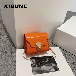 KIQUNE   กระเป๋าสะพาย ข้าง กระเป๋าผู้หญิงสะพายข้าง 2023 new  สวย fashion Unique สบาย L91TGJY 37Z230910