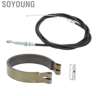 Soyoung 4in Rear Brake Band Pins Kit with 1.55m Throttle Pull Cable for Go Kart Yard Cart Mini Bike ATV Pin