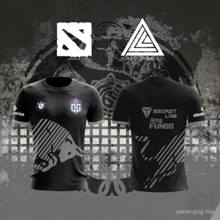 เสื้อกีฬาแขนสั้น ลายทีม DOTA 2 OG PSG.LGD IG EVIL GENIUSES FNATIC QUINCY CREW T1 2023