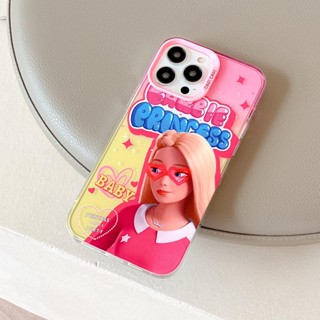 เคสโทรศัพท์มือถือแบบแข็ง ลายบาร์บี้ สําหรับ iPhone 11 12 12Pro 12ProMax 13 13Pro 13ProMax 14 14Pro 14ProMax