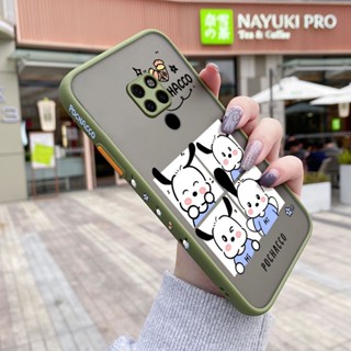 สําหรับ Huawei Mate 20 Mate 20 Pro เคสการ์ตูนน่ารัก Pochacco ฝ้า ใส ขอบสี่เหลี่ยม เคส รูปแบบซิลิโคน กันกระแทก เคสป้องกัน