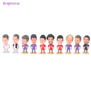 Brightstar ตุ๊กตาฟิกเกอร์ รูปนักฟุตบอล ดาว ขนาดเล็ก สําหรับสะสม ตกแต่งรถยนต์
