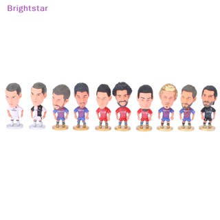 Brightstar ตุ๊กตาฟิกเกอร์ รูปนักฟุตบอล ดาว ขนาดเล็ก สําหรับสะสม ตกแต่งรถยนต์