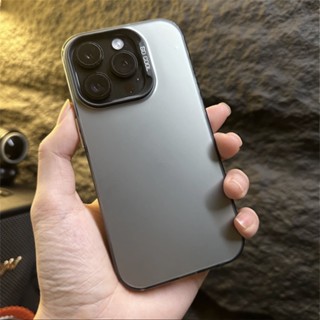 เคสโทรศัพท์มือถือ ผิวด้าน ป้องกันเลนส์กระจก หรูหรา คุณภาพสูง สําหรับ iphone 11 12 13 14 pro max 14 pro max