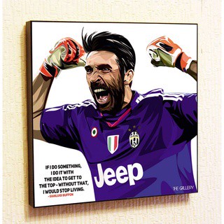 Gianluigi Buffon Juventus Italy โปสเตอร์ FIFA พิมพ์ลายคําคมฟุตบอล สําหรับตกแต่งบ้าน