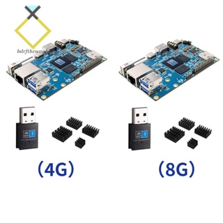 บอร์ดทดลอง WIFI กิกะบิต 8K ตัวรับสัญญาณ WIFI BT 2 in 1 สําหรับ Orange Pi 5 RAM RK3588S 8-Core ARM 64Bit