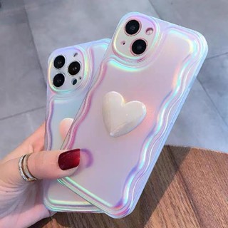 💖ส่งจากไท💖Love Heart รูปหัวใจ ins น่ารัก เคสไอโฟน 14 13 pro max 12 11 เคส for iphone 12 11 pro max plus case นุ่ม