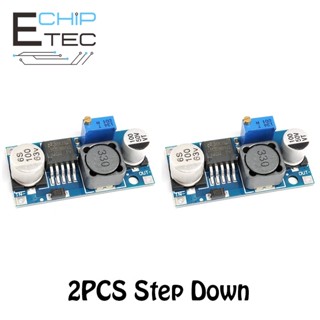 โมดูลแปลงพลังงาน LM2596HVS DC-DC ปรับได้ 4.5-48V เป็น 3-35V 2 ชิ้น