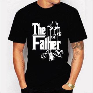 เสื้อยืด พิมพ์ลายกราฟฟิค The Fathers Day ขนาดใหญ่ สไตล์คลาสสิก สําหรับผู้ชาย