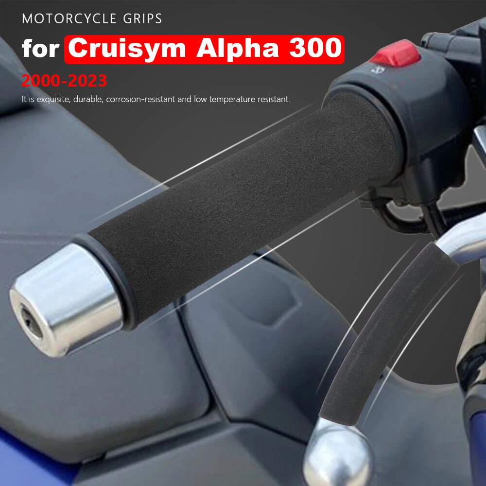 รถจักรยานยนต์ Grips สําหรับ SYM Cruisym Alpha Fiddle 125 300 Jet X 14 Joymax Z 125 Maxsym 400 TL Sym