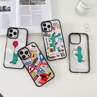 Casetify เคสโทรศัพท์มือถืออะคริลิคแข็ง ลายไดโนเสาร์ สําหรับ iPhone 14 13 12 11 Pro Max Plus