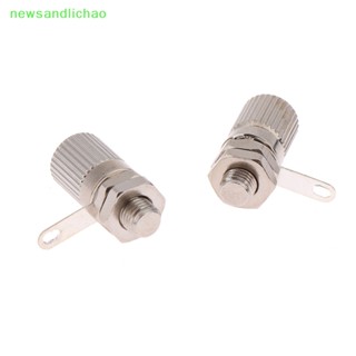 Newsandlichao ขั้วต่อทองแดงบริสุทธิ์ M6 * 23 รู 4 มม. พร้อมซ็อกเก็ตกล้วย 1 ชิ้น