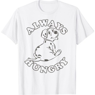 ขายดี เสื้อยืดผ้าฝ้าย 100% พิมพ์ลาย Popula Disney 101 Dalmatians Rollys ของขวัญวันวาเลนไทน์ สําหรับผู้ชาย 123860