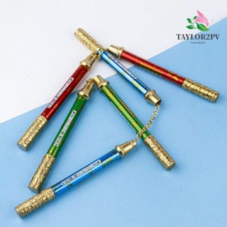 Taylor2pv Nunchakus ปากกาเซ็นชื่อ 0.38 มม. สุ่มลายน่ารัก สําหรับสํานักงาน โรงเรียน 2 ชิ้น