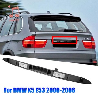 มือจับป้ายทะเบียนรถยนต์ 1 ชิ้น พร้อมปุ่มกดไฟ สําหรับ BMW X5 E53 2000-2006