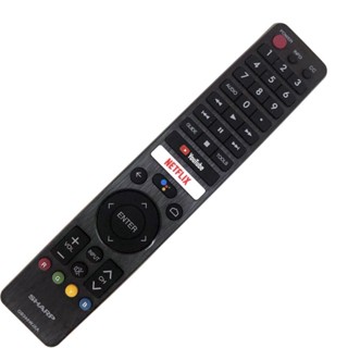 ใหม่ ของแท้ รีโมตคอนโทรลทีวี GB346WJSA สําหรับ Sharp Netflix Voice TV RRMCGB346WJSA