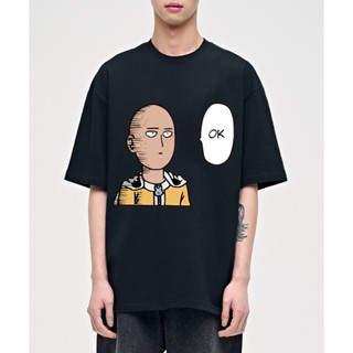 เสื้อยืด one punch man วันพันช์แมน ไซตามะ เสื้อยืดแอนมิเมะ anime ผู้ใหญ่ และ เด็กผ้าฝ้าย 100% S-5XL