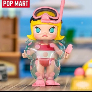 P POPMART POPMART Molly Bubble Summer ฟิกเกอร์ลิฟท์ ของเล่น ของขวัญ QCPB