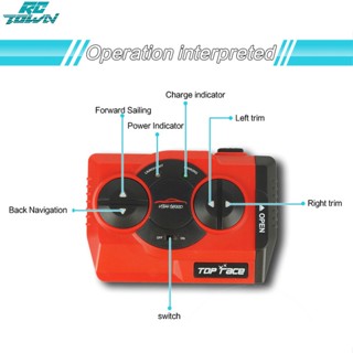 Rctown โมเดลเรือดําน้ําบังคับวิทยุไฟฟ้า 5 ช่อง รีโมตคอนโทรล กันน้ํา ของเล่นสําหรับเด็ก
