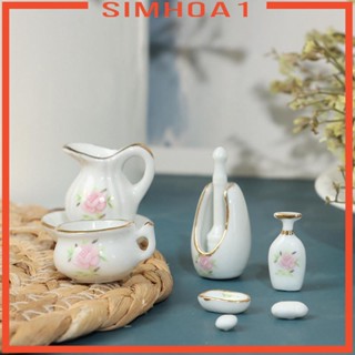 [Simhoa1] ชุดเฟอร์นิเจอร์จิ๋ว สําหรับตกแต่งบ้านตุ๊กตา สเกล 1:12