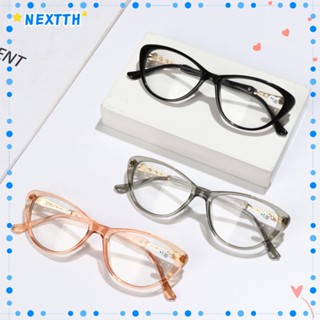 Nextth +1.0~+4.0 แว่นอ่านหนังสือ สายตาสั้น แคทอาย สีใส สําหรับผู้ชาย ผู้หญิง