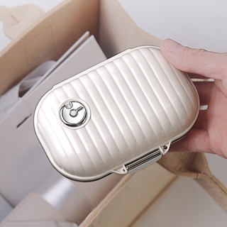 Daily Use Travel Storage Box กล่องใส่ยาแบบพกพา Mini Jewel ความจุขนาดใหญ่สำหรับ Outdoor Home