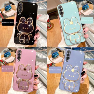 เคส Motolola Moto G22 เคส Moto G8 Power เคส Moto G50 G52 Casing Moto G8 Play Case Moto G60 G40 Fusion Case Moto E6S E6 Plus Case Cute Bunny Bracket Anime Cartoon Stand Vanity Mirror Rabbit Holder Phone Cover Cassing Cases Case KT โทรศัพท์มือถือ