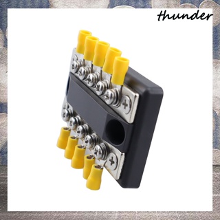 Thunder บล็อกเชื่อมต่อแบตเตอรี่ 100A 48V BusBar DualBus 5 สําหรับเรือ RV