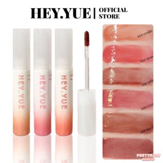 HEY.YUE Water Lip Tint Sweet Transparent Natural Glass Lip Gloss ลิปสติก [prettylady]