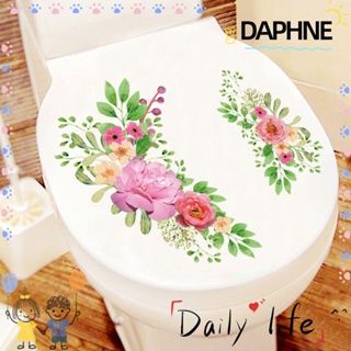 Daphne สติกเกอร์ติดผนังห้องน้ํา ลายดอกไม้ ของขวัญ มีกาวในตัว