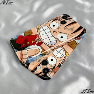 เคสโทรศัพท์มือถือแบบแข็ง ลายการ์ตูนลูฟี่ สําหรับ Iphone 14promax 13 12 11 xs 7 8p S3AM