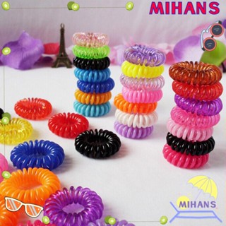 Mih ยางรัดผม สีสันสดใส สําหรับผู้หญิง 10 ชิ้น