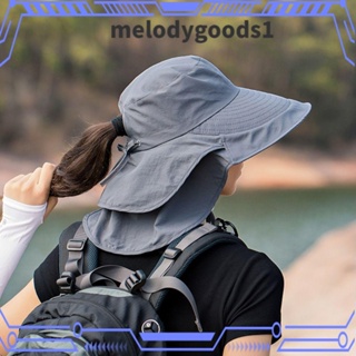 MELODYGOODS1 หมวกปีกกว้าง ป้องกันแดด ขนาดใหญ่ เหมาะกับใส่กลางแจ้ง แฟชั่นฤดูร้อน