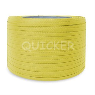 สายรัดเครื่อง สายรัดพลาสติก 12 mm เกรด A Polypropylene Strapping 7.5 กก. (สีเหลือง)