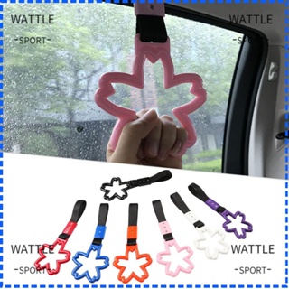 Wattle แหวนสายคล้อง รูปซากุระ อุปกรณ์เสริม สําหรับรถยนต์