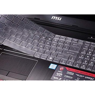 เคสแป้นพิมพ์แล็ปท็อป สําหรับ MSI 15.6 นิ้ว MSI GP65 GL65 GF62 GP62 GL62M GT62VR GF62VR GE63VR GS63 GS63VR 17.3 นิ้ว MSI GS75 GE75 GF75 GL72M GF72VR GV72 GP72 GS73 GS73VR GT73VR