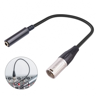 New Arrival~Adapter Cable XLR Male To Female 1pc 6.35mm 60g Amplifiers Audio Cable