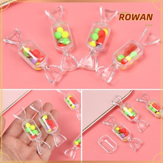 Rowans กล่องอะคริลิคใส สําหรับเก็บเครื่องประดับ ลูกอม 1 2 5 10 ชิ้น