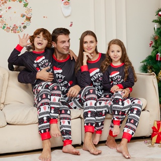 Xmas Pjs ชุดนอนแขนยาว พิมพ์ลายซานตาคลอส ต้นคริสต์มาส สําหรับแม่ และเด็ก 2023