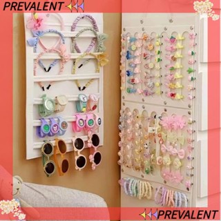 Preva เชือกริบบิ้น 16 ริบบิ้น ประหยัดพื้นที่ สําหรับแขวนจัดเก็บกิ๊บติดผม
