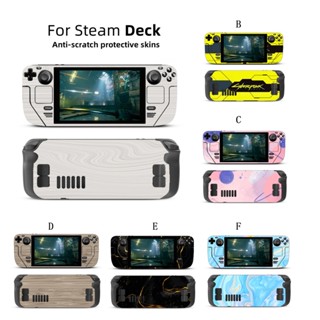 ชุดรูปลอกผิวครบชุดสําหรับ Steam Deck ปกป้องผิว ชุดห่อสําหรับ Steam Deck อุปกรณ์ เสริม ฝาครอบไวนิลแบบกําหนดเองสําหรับ Steam Deck