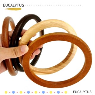 Eutus ที่จับกระเป๋า แบบไม้ ถอดออกได้ DIY สําหรับกระเป๋าถือ ของขวัญ