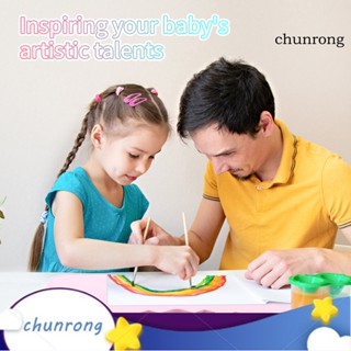 Chunrong แผ่นซิลิโคนวาดภาพระบายสี ขนาดใหญ่ พร้อมสเกล กันลื่น อเนกประสงค์ DIY สําหรับโรงเรียน