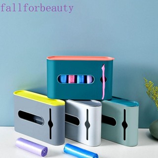 Fallforbeauty กล่องเก็บถุงพลาสติก แบบติดผนัง ถอดออกได้ คุณภาพสูง 1 ชิ้น