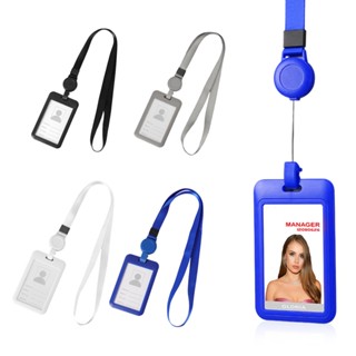 สายคล้องแบบยืดหดได้น้ำหนักเบา Universal Student Anti Scratch Neck Hanging Card Holderลดราคา